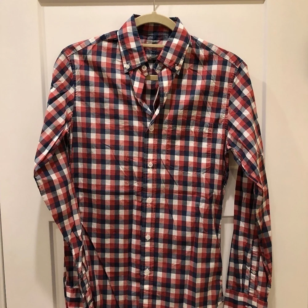 J. Crew NWT Slim lightweight shirt in gingham